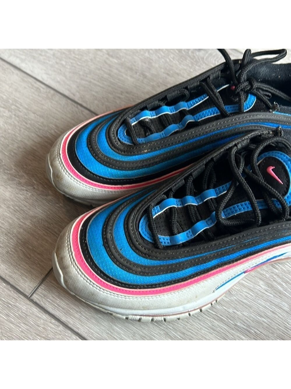Nike air max 97 Multicolor pink blast Athletic Sneakers 6y women’s 7.5 - Picture 9 of 13